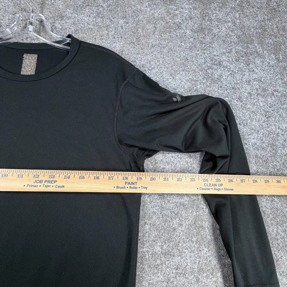 REI Recreational Equipment Long Sleeve T-Shirt Mens Black Casual UPF50+ Crewneck